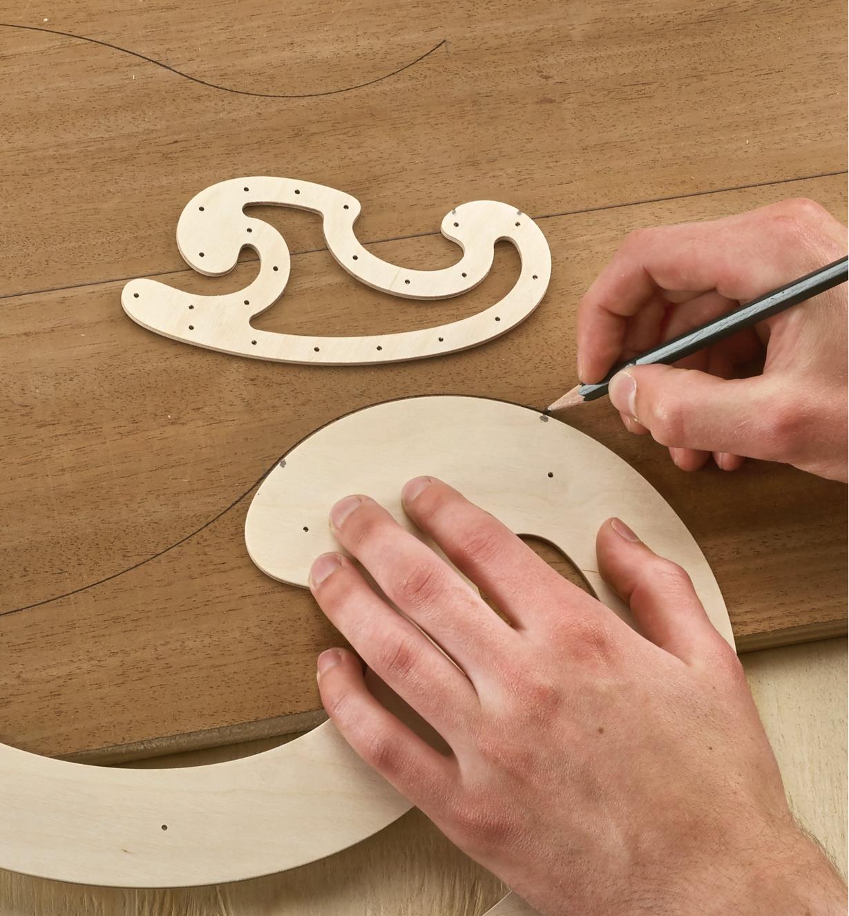 Veritas maler french curves 6 stk