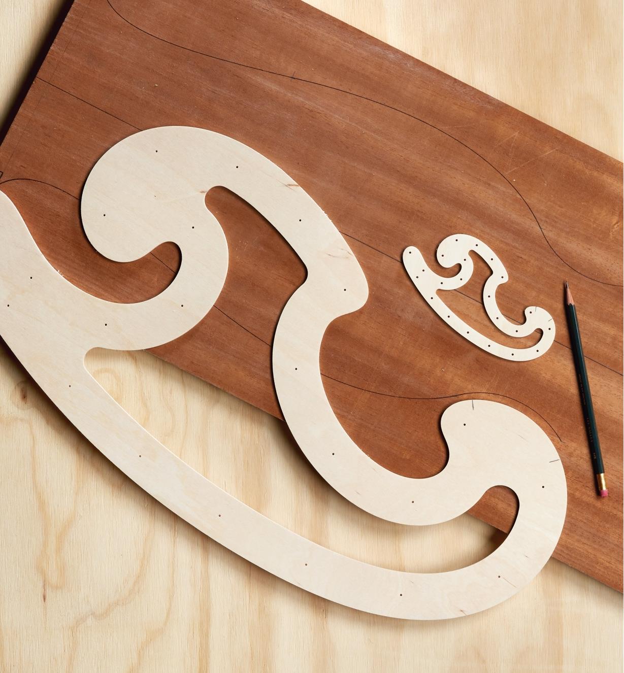 Veritas maler french curves 6 stk