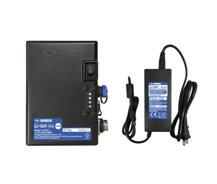 Futomaru Pro 2.0m Grensaks ø40 m/batteri og lader 14.4V