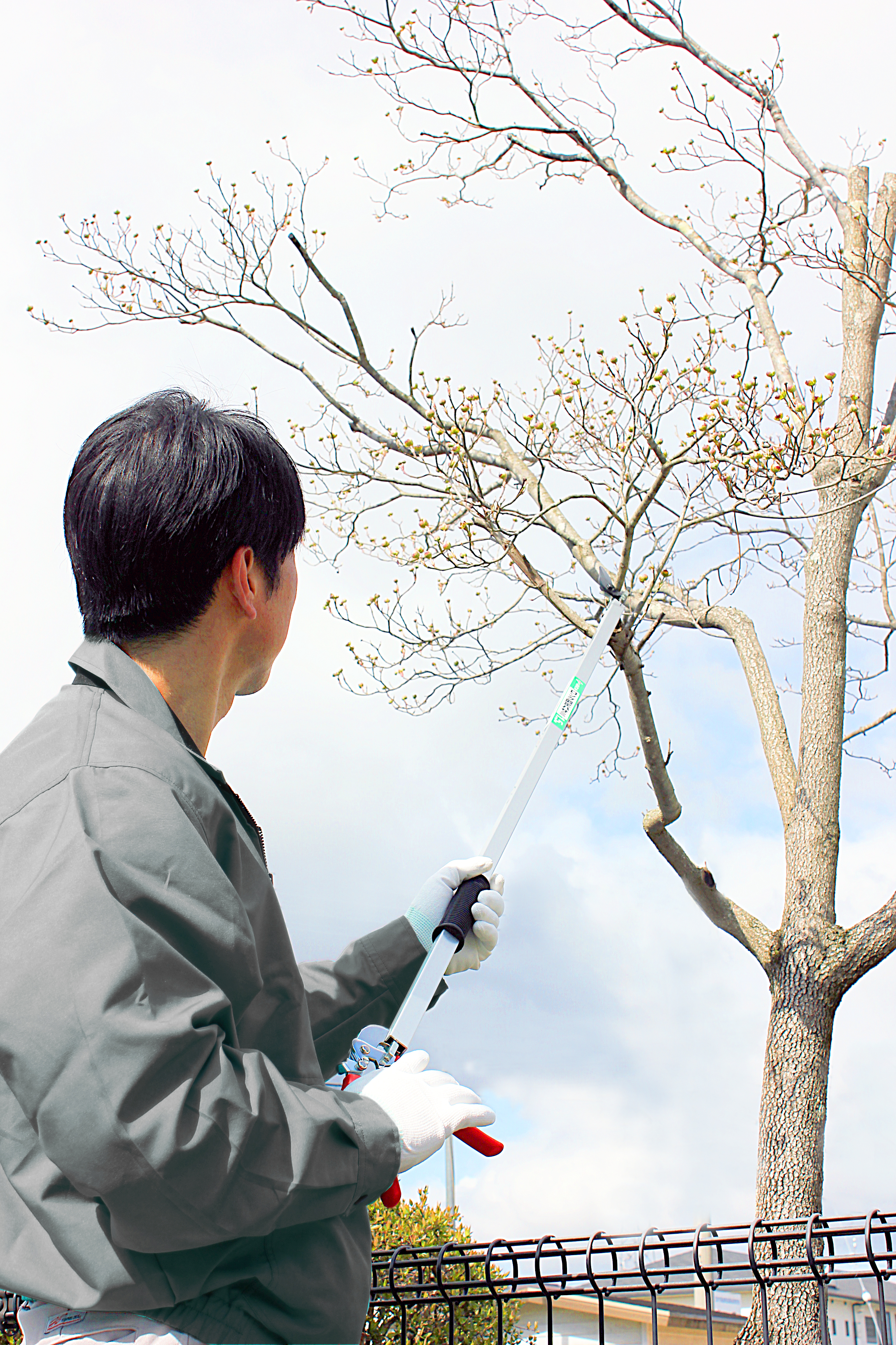 Nishi stangbeskjærer 2,0m m/håndtak N-100 ø25mm