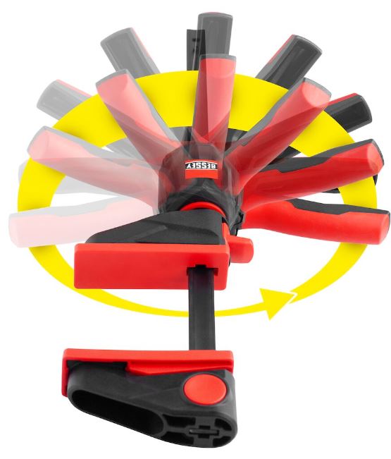 Bessey enhåndstvinge 360gr sving EZ360 300/80