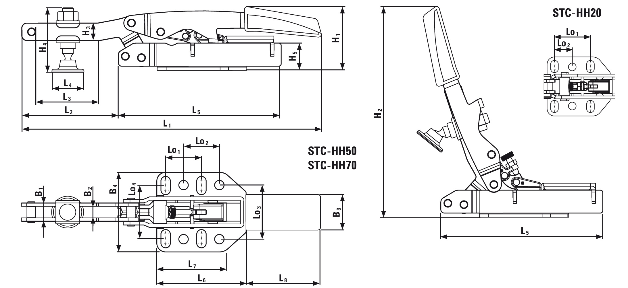 Bessey spenntvinge STC-HH70SB Bessey spenntvinge STC-HH70SB