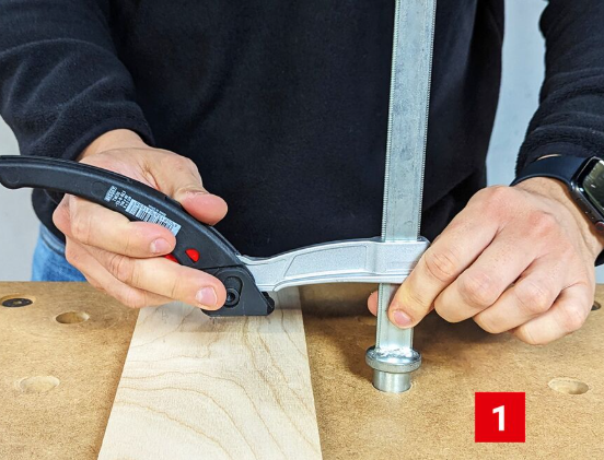 Bessey Multifunksjonsbord tvinge X 2 stk KLI hurtigspenne ø20mm