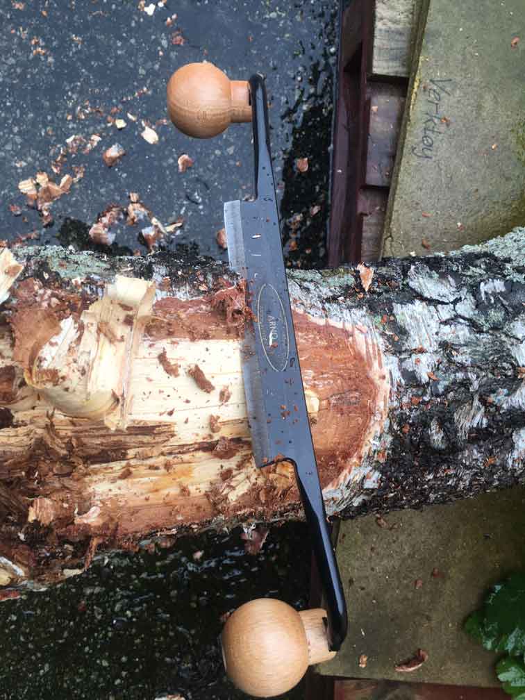 Barkekniv konveks 150mm fransk