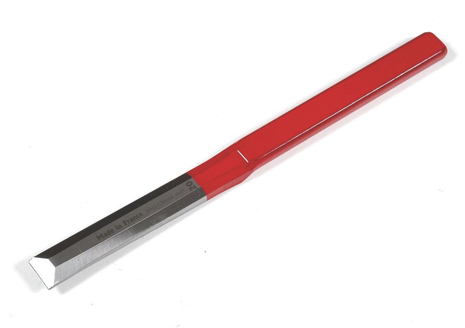 Huggjern solid stål 20mm l 270mm