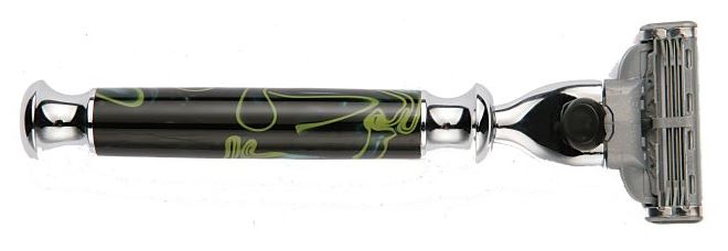 Barberhøvel sølvfarget for G.Mach3 blader