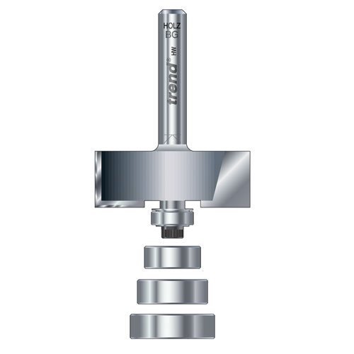 Falsfressett 4 lager Ø35mm H 12,7 8mm skaft