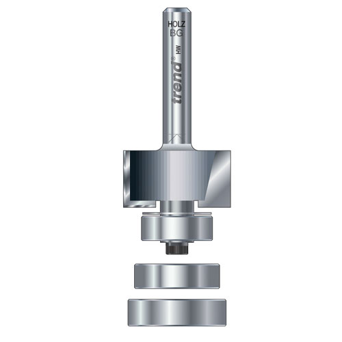 Falsfressett ø24mm x H 12.7mm 3 kulelager 8mm skaft