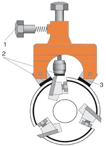 Innstillingsjig for høvelstål til høvel/avretter
