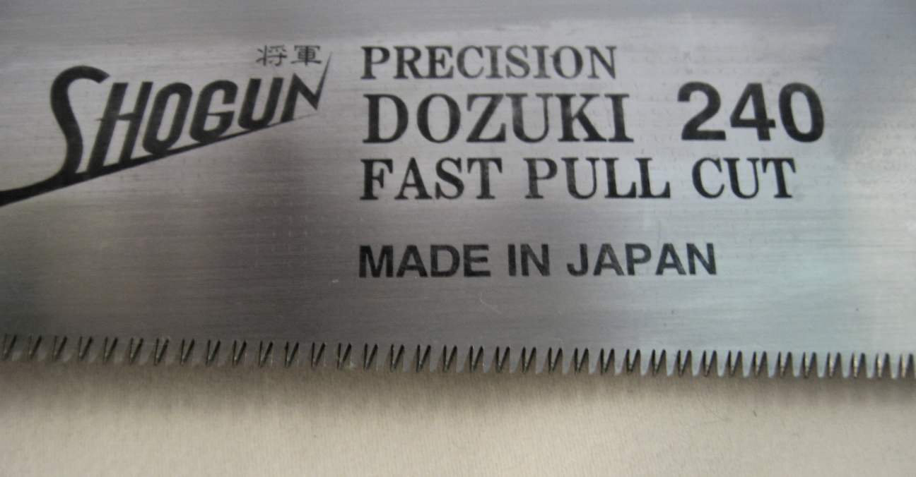 Dozuki 240mm Shogun bakksag