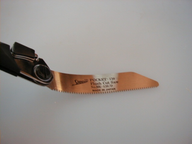 Japansk lommesag flush sag ex tynt blad 120mm