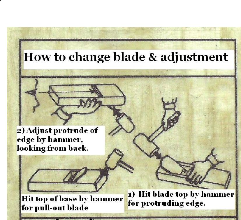 Japansk høvel Kanna Marukatsu 50mm