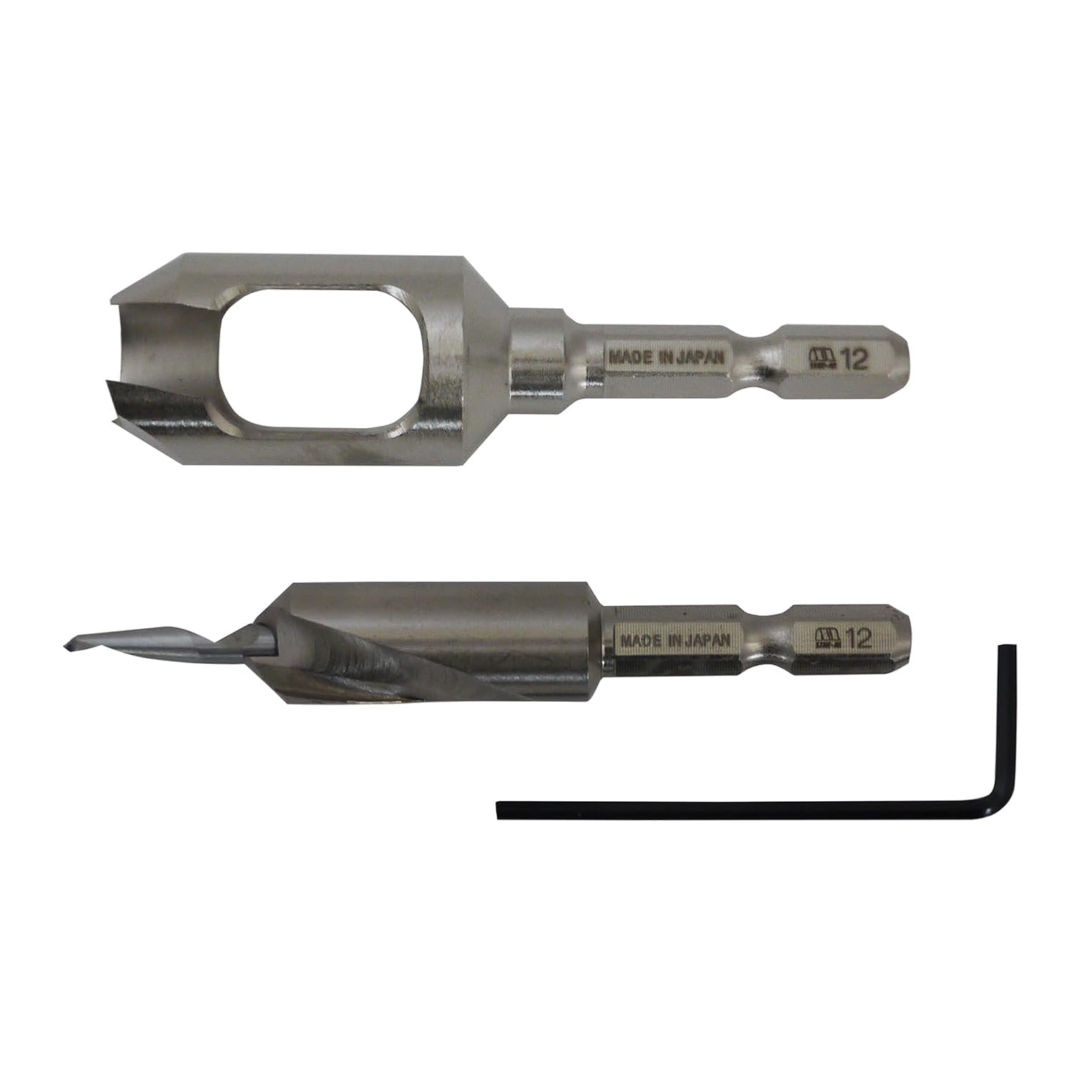 Japansk hull/pluggsett ø12mm bor ø4mm