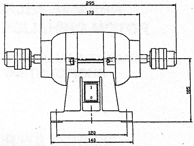Kirjes KJ913K pusse- og poleringsmotor