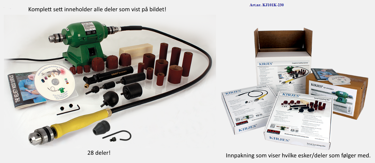 Kirjes KJ101K-230 komplett pussesystem