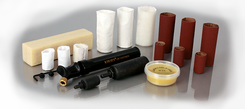 Kirjes KJ120130P pusse- og poleringssett