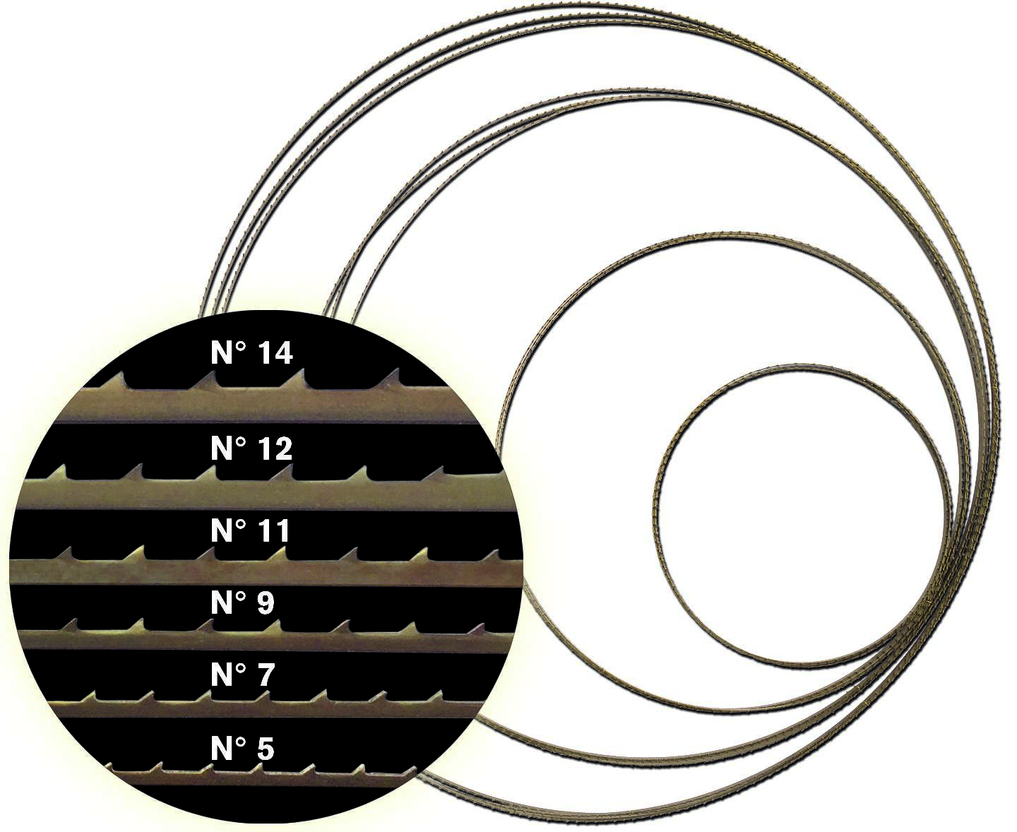 Pegas båndsagblad no 9 1,34mm