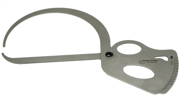 Tykkelsesmåler sakseform 170 x 310mm