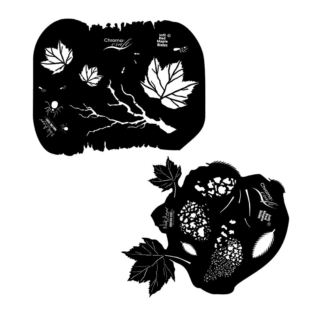 CC Sjablong Red Maple 2 stk Infil Nick Agar CC Sjablong Red Maple 2 stk Infil Nick Agar