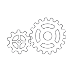 CC sjablong gears 2stk Nick Agar serie