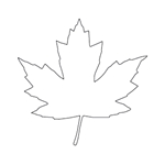 CC Sjablong lønneblad 2 stk Nick Agar serie