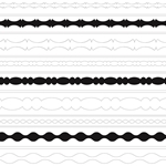 CC Sjablong boble bord II 2stk Nick Agar