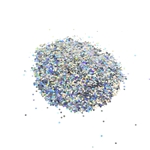 CC Poly Glitter Silver Holographic 28gr