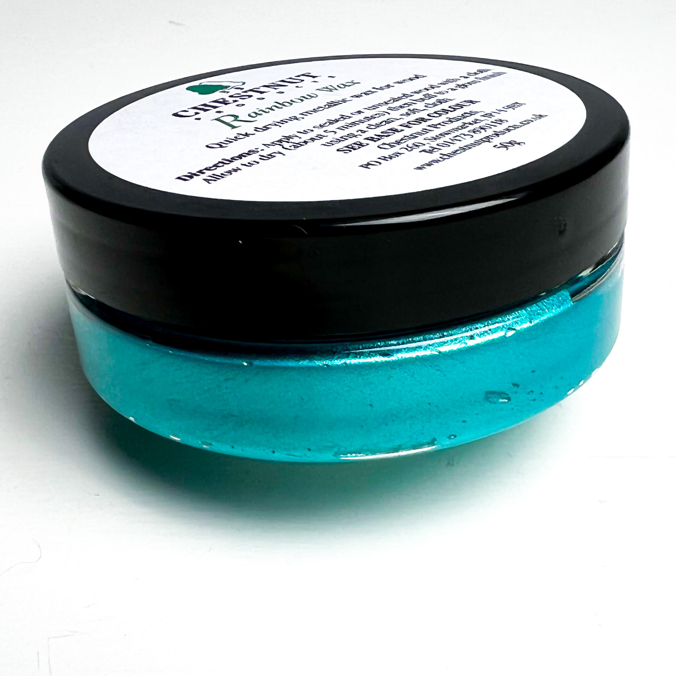 Chestnut Rainbow Wax Aqua Blue