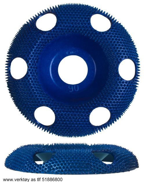 Holey Galahad Slipedisk HM rund blå grov ø100mm