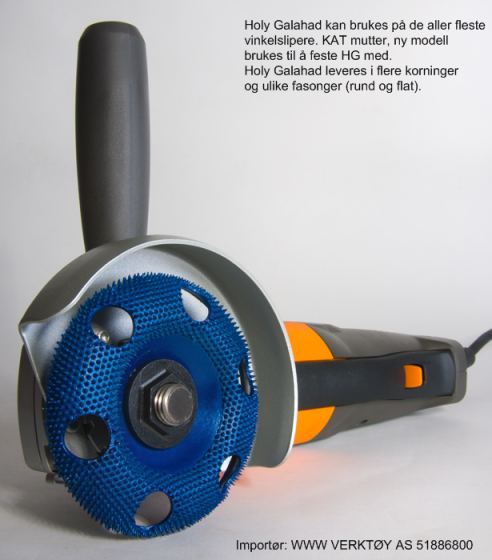 Holey Galahad Slipedisk HM rund rød medium ø100mm