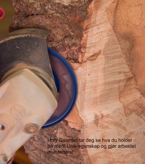 Holey galahad Slipdisk HM rund ø100mm grønn fin