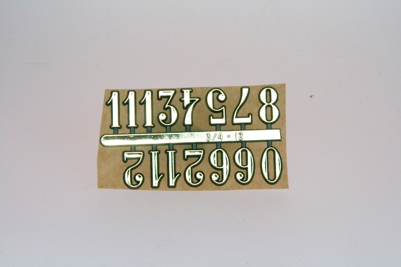 Tallsett 19mm messing arabiske