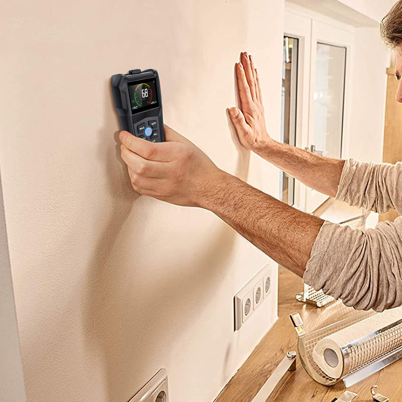 Fuktighetsmåler/hygrometer pinløs WM700A fargedisplay