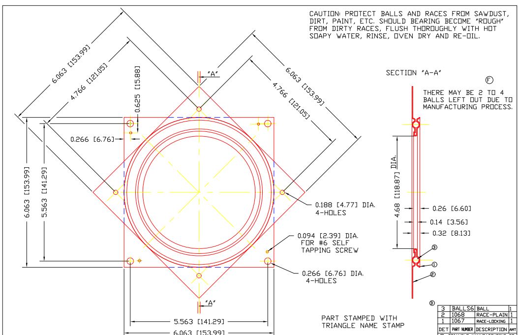 Lazy susan kulelager 12