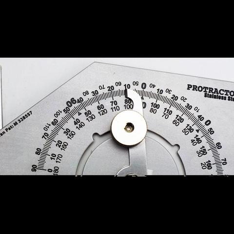 Vinkelmåler stål 120x92mm Vinkelmåler stål 120x92mm