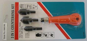 Forsenkerverktøy 12 16 19mm