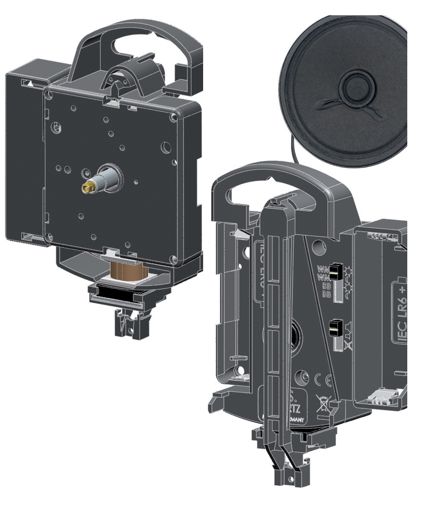 Pendelurverk m/lyd West/Bimbam