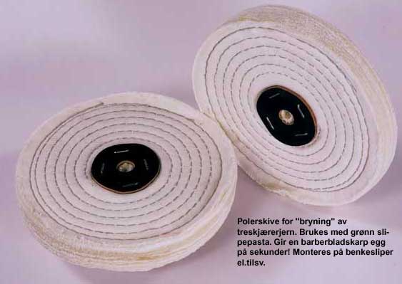 Polerskive ø150x25mm sydd