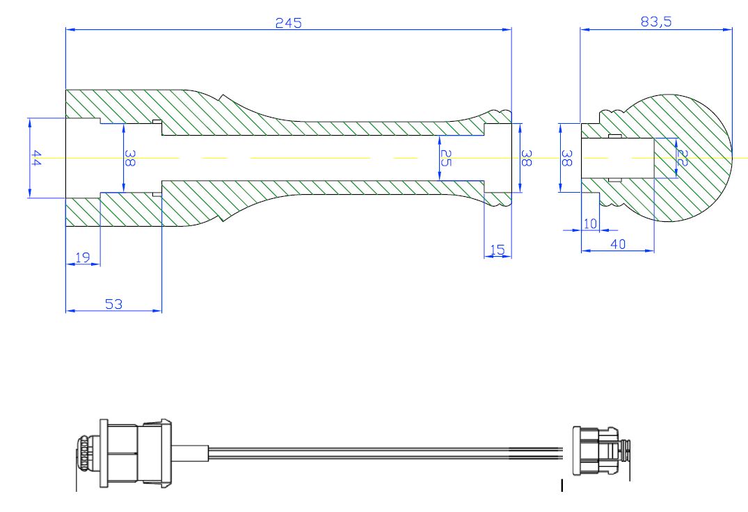 Crushgrind kvern s/p 135mm skaft