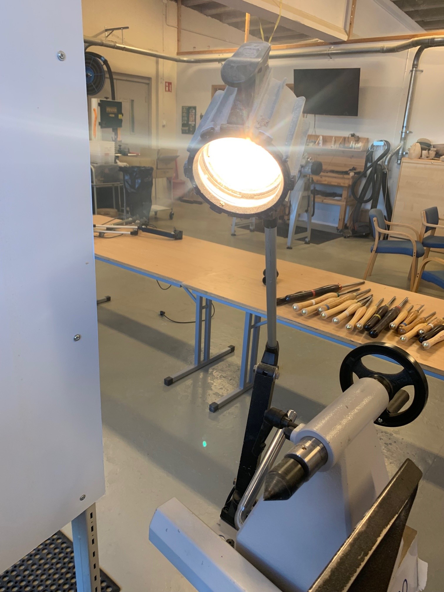 Arbeidslampe LED 5700K bevegelig arm DH23-X