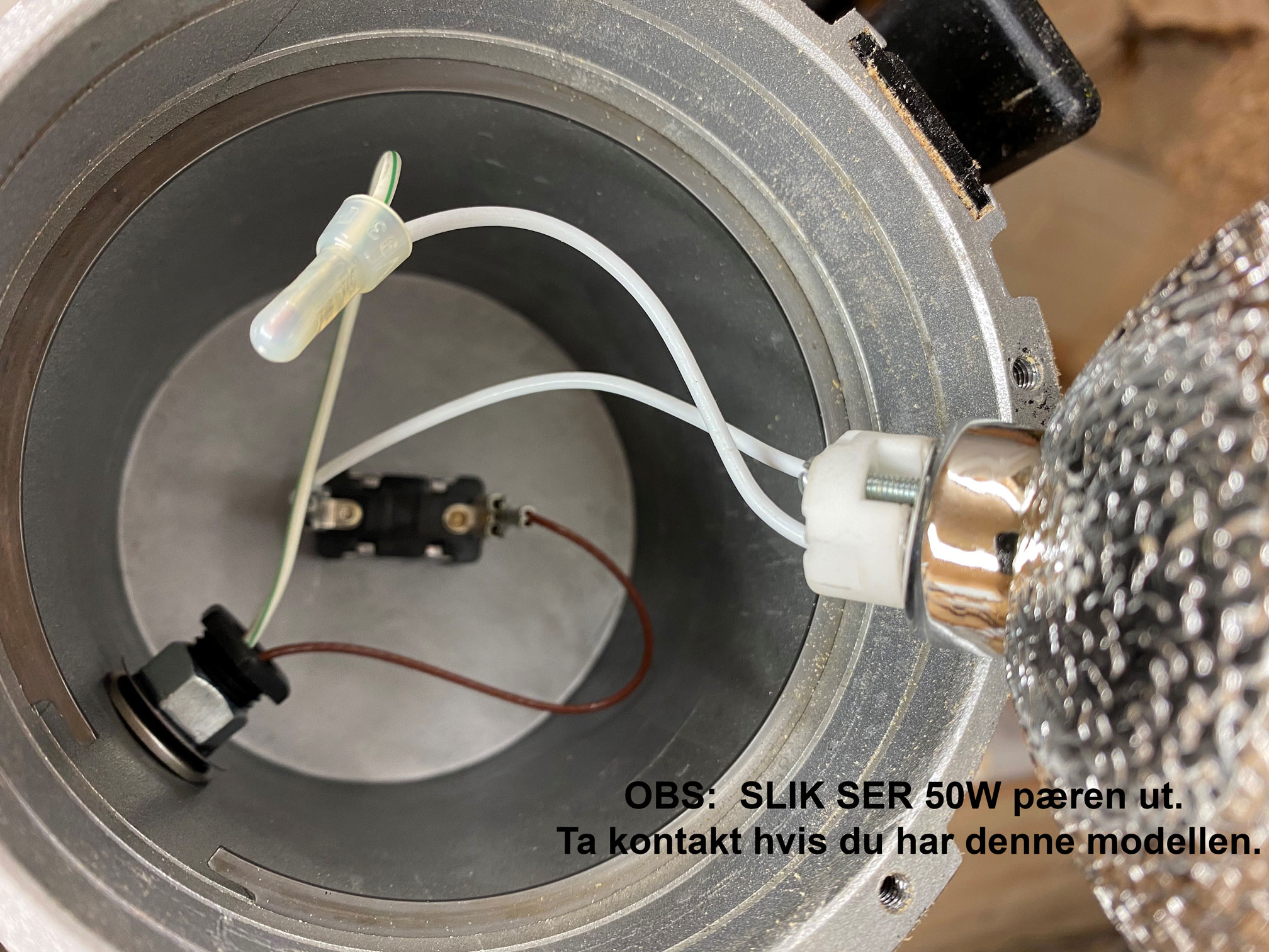 Halogenpære 12v/55w for GE