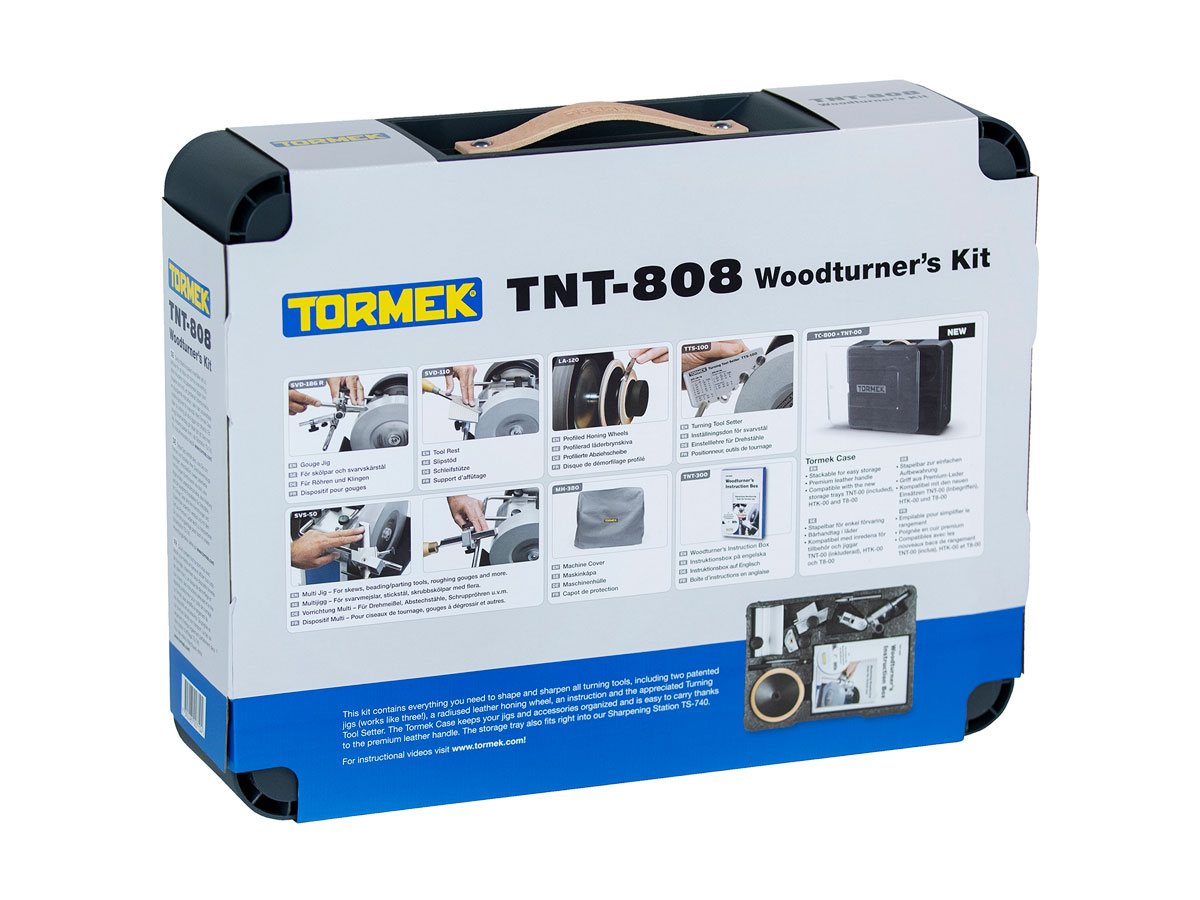 Tormek TNT-808 jiggsett for tredreiere med koffert