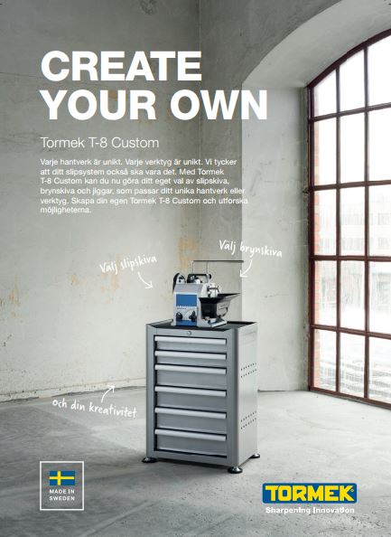 Tormek T-8 Custom bygg-selv-maskin