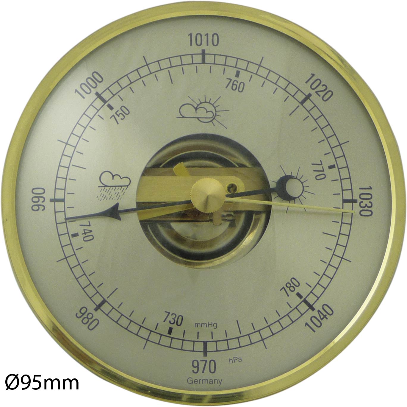 Barometer ø 95 mess åpen øf56
