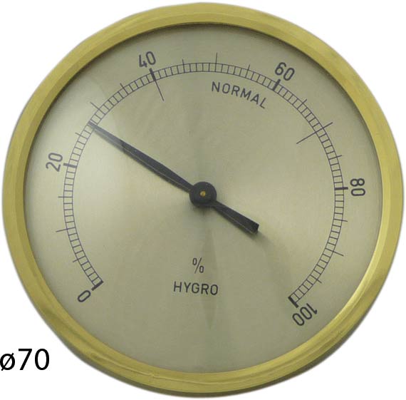 Hygrometer ø70 mess øf56
