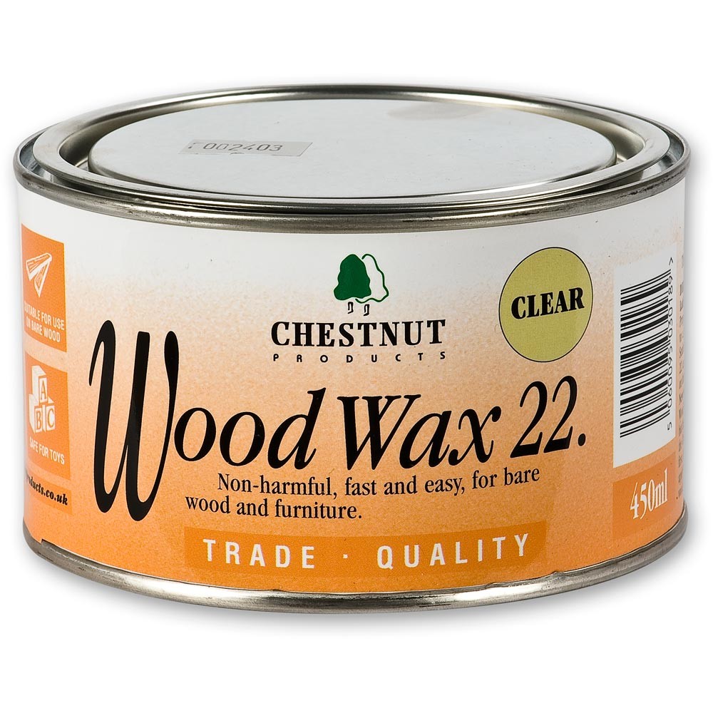 Wood wax22 klar 450ml Chestnut