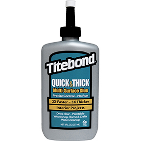 Titebond Quick og Thick trelim 2,4 dl
