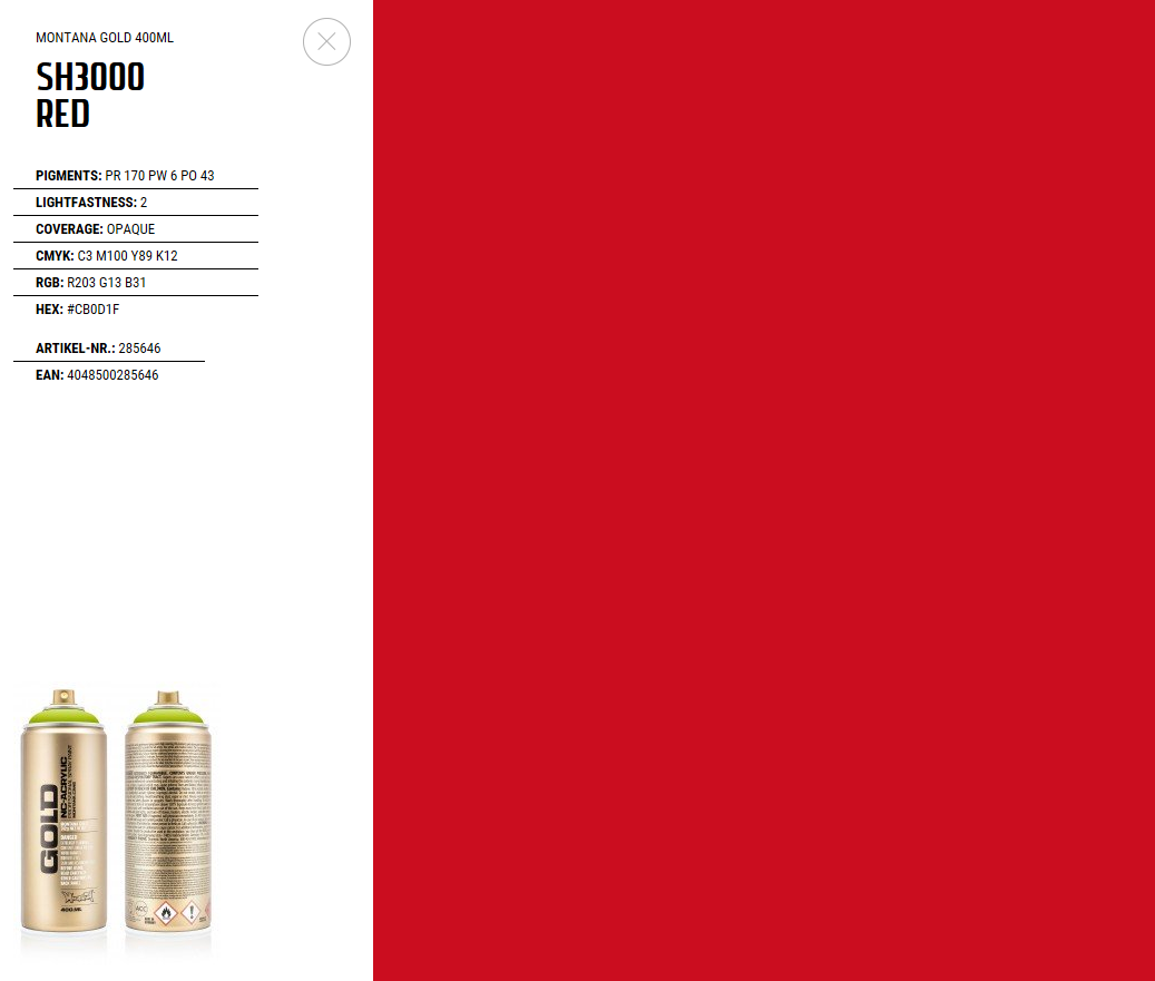 Montana spray shock red 400ml