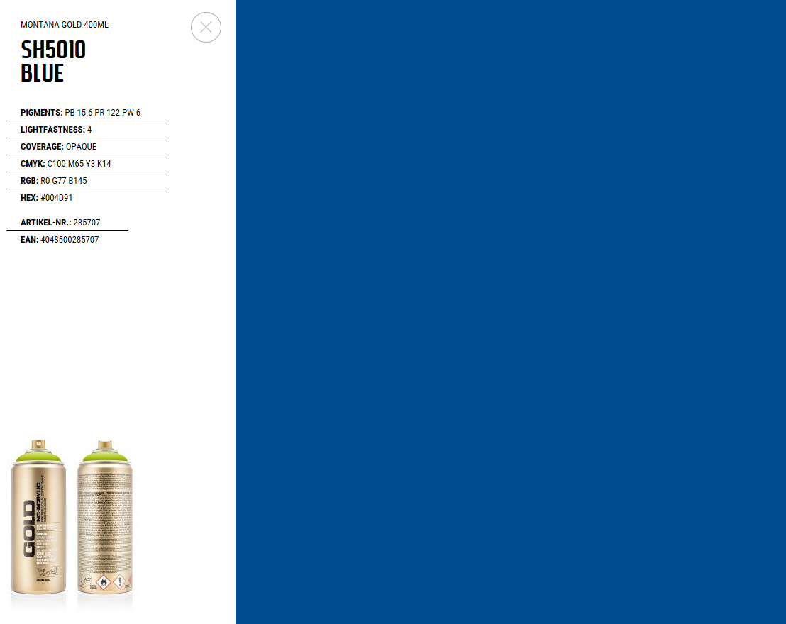 Montana spray shock blue 400ml