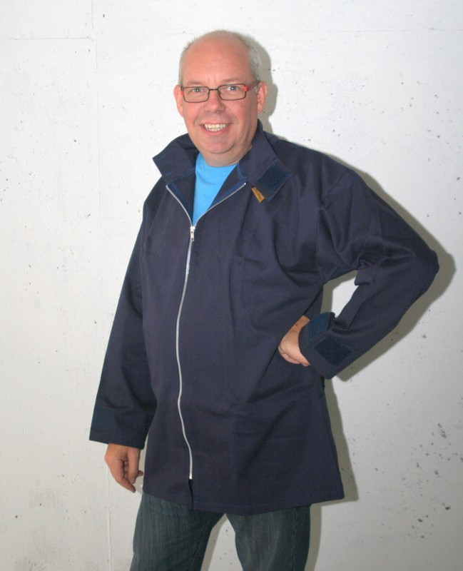 Tredreiefrakk navy blue